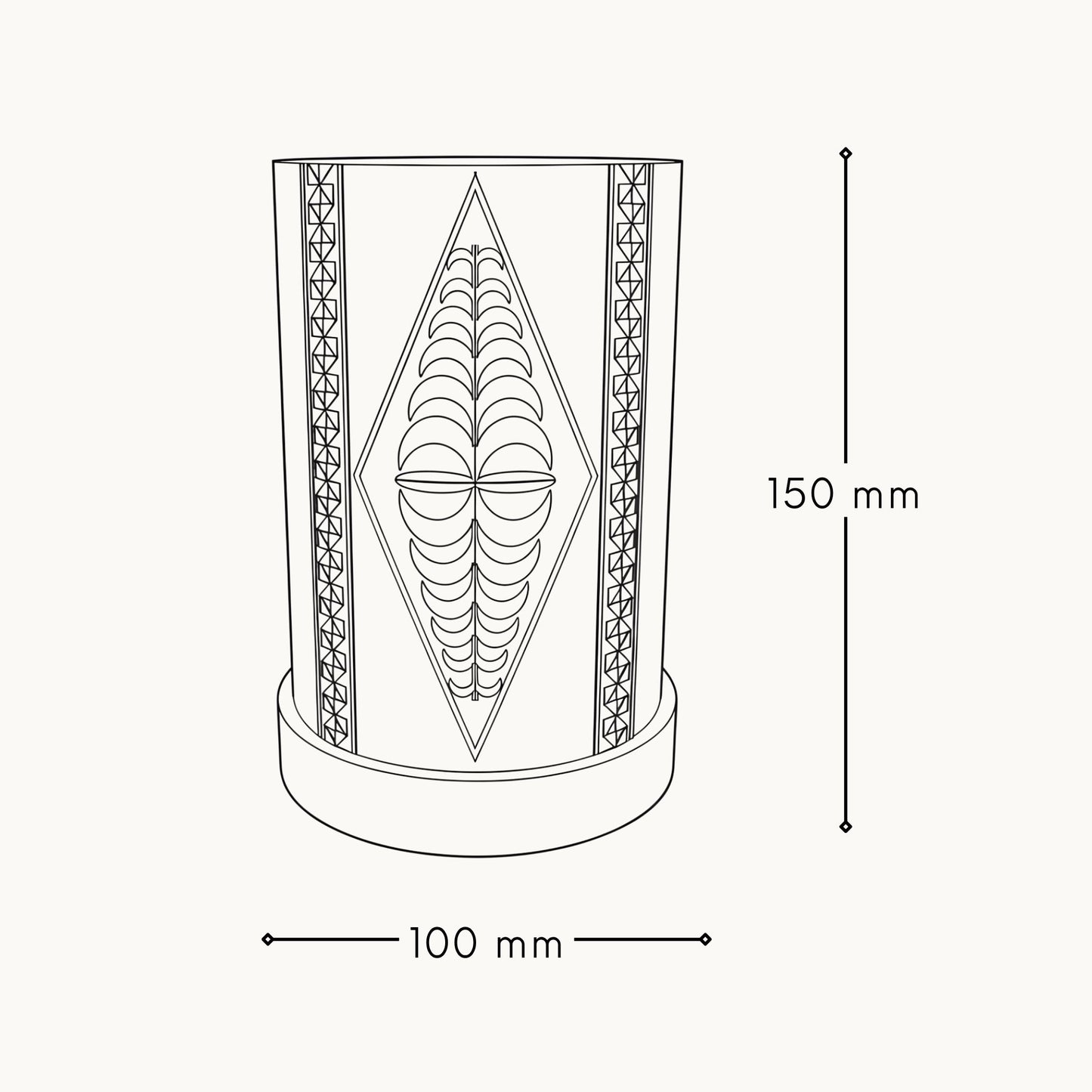 Feletoa Cylinder Lamp (Dimmable)