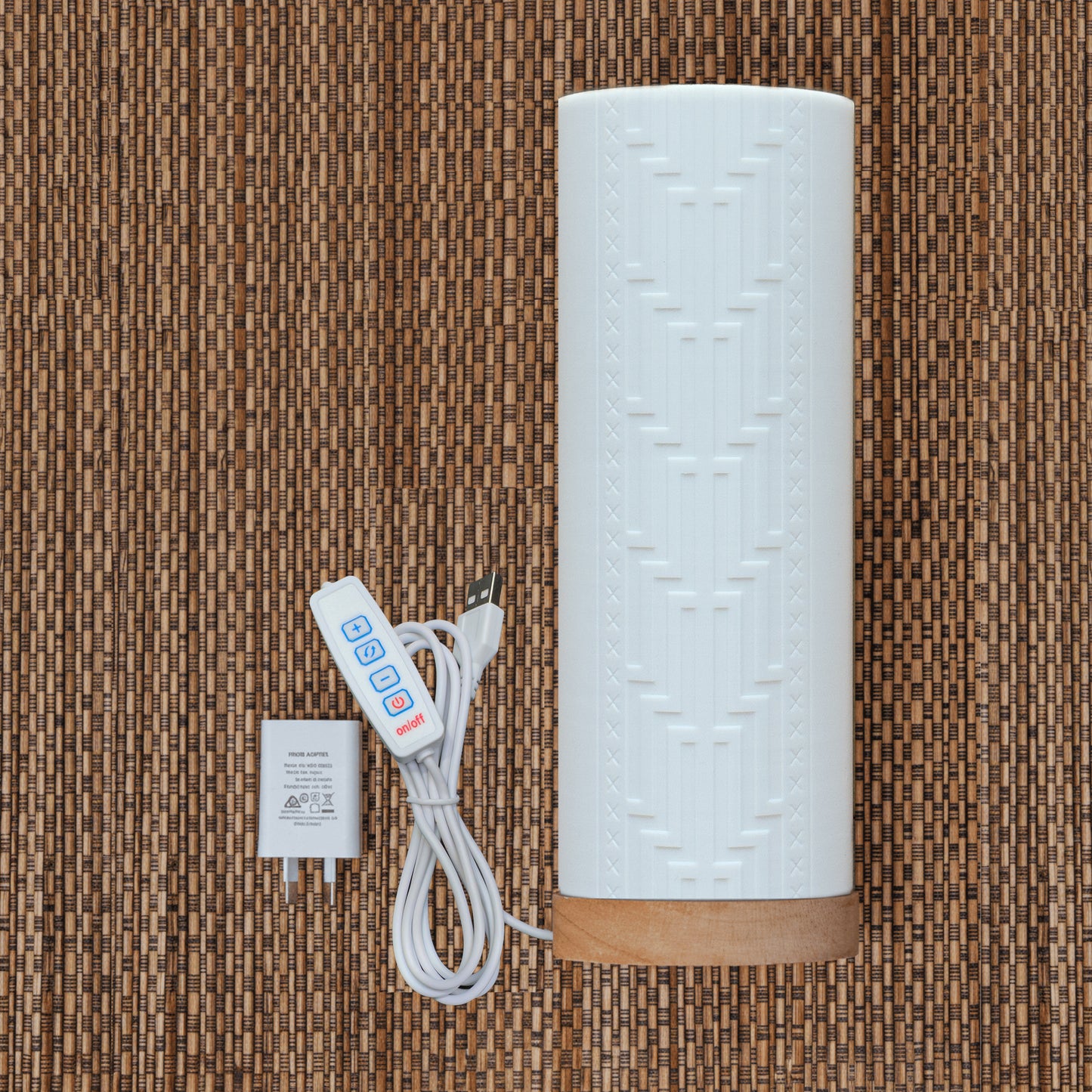 Large Poutama Cylinder Lamp (PRE-ORDER)