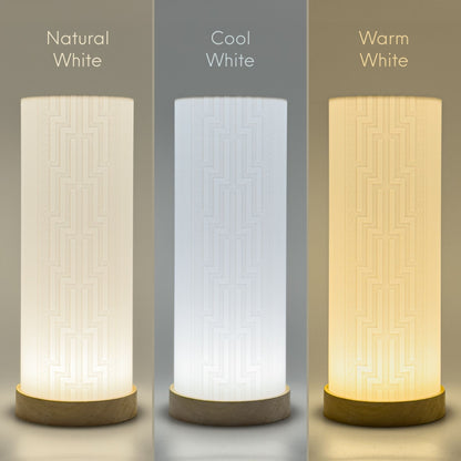 Large Poutama Cylinder Lamp (PRE-ORDER)