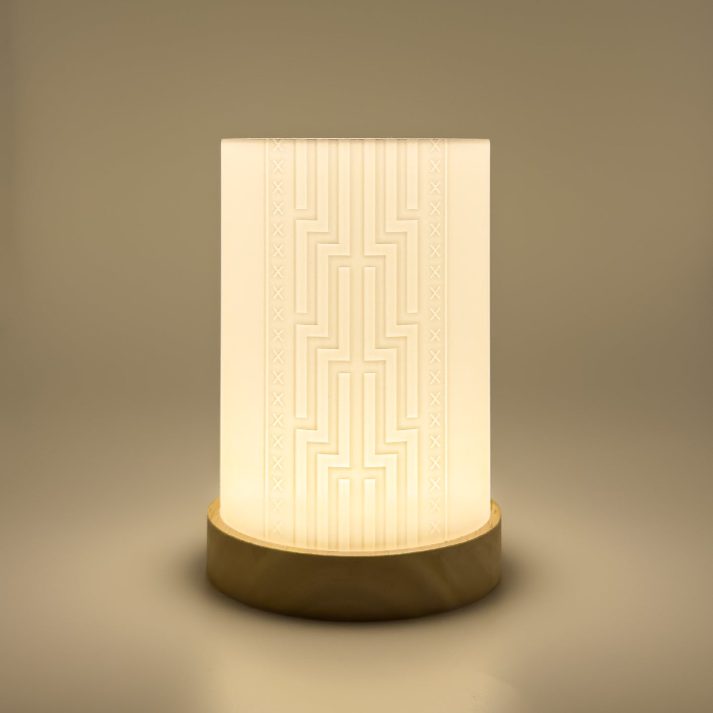 Poutama Cylinder Lamp
