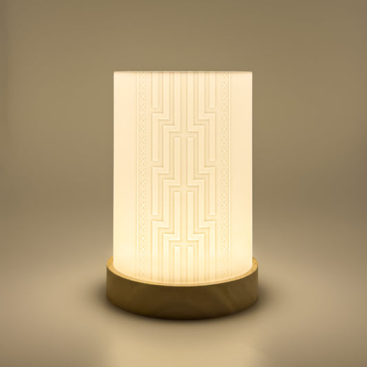 Poutama Cylinder Lamp