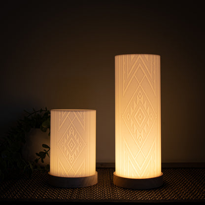 Large Tāniko Cylinder Lamp (PRE-ORDER)