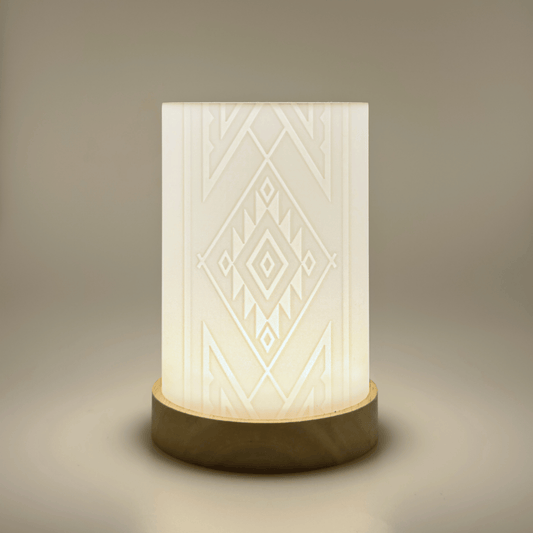 Tāniko Cylinder Lamp (Dimmable)