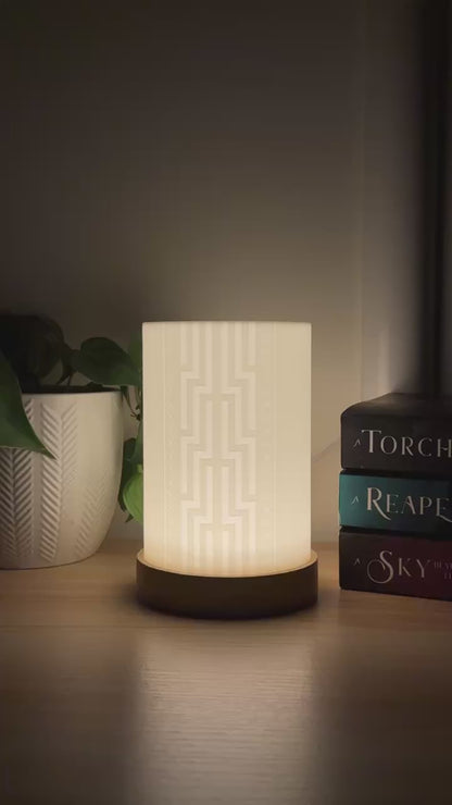 Poutama Cylinder Lamp